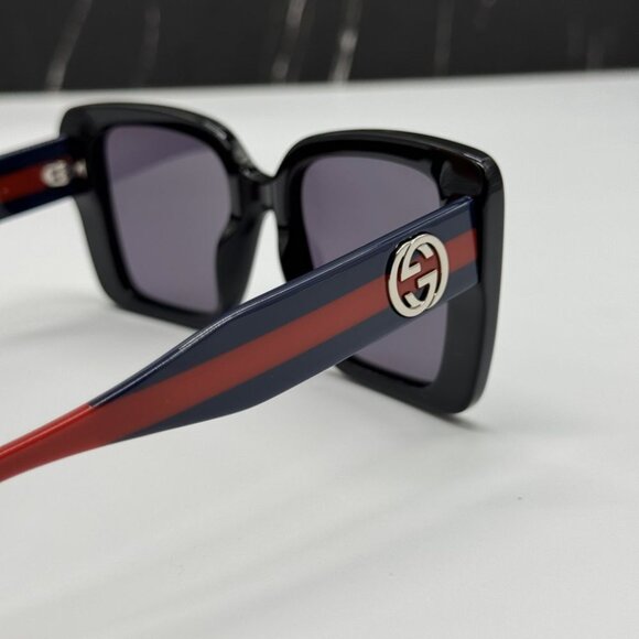 NEW GG1861S 004 GUCCI SUNGLASSES SHINY BLACK WOMEN EYEWEAR GUCCI main image 9